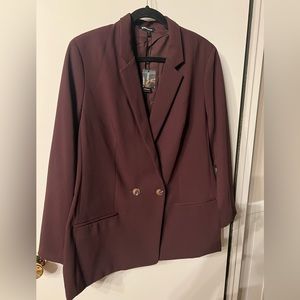 Express Double Breasted Boyfriend Blazer